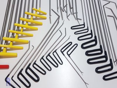 Federstahl-Ausbeulhebelset F67