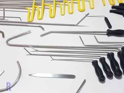 Federstahl-Ausbeulhebelset F67